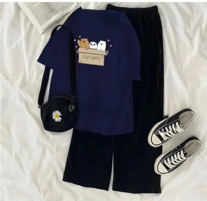 Midnight Bear Combo- Navy blue