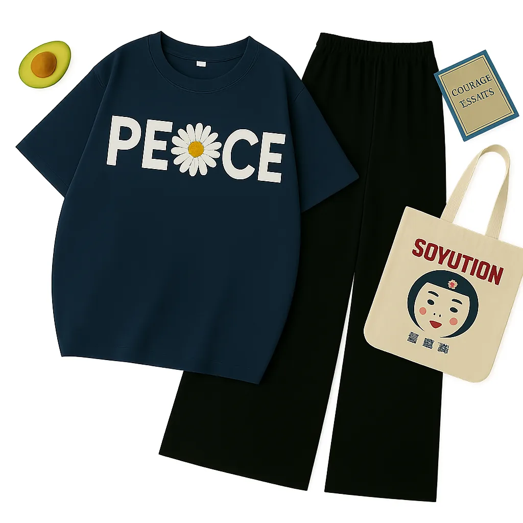 PEACE Combo -Navy Blue