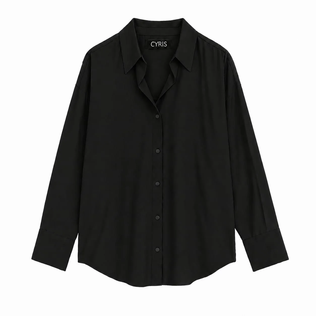 Black Button-Down Shirt